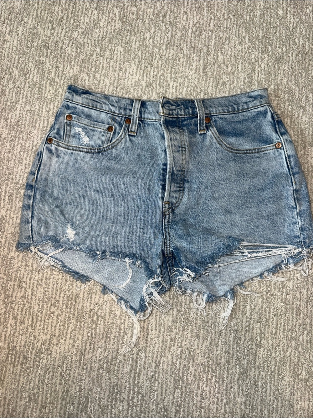 Levi’s 501 button fly shorts